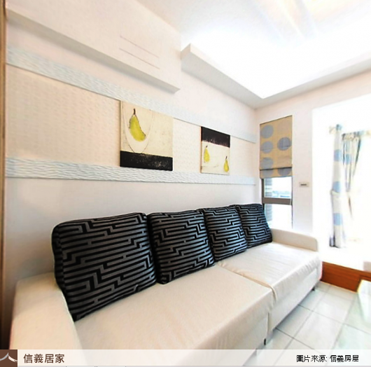 客廳窗簾,客廳單式天花板,客廳沙發