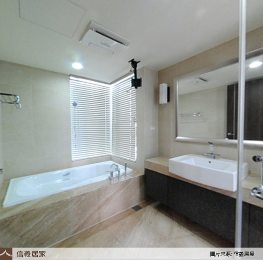 浴室磁磚,浴室鏡子,浴室洗手台,浴室百葉窗