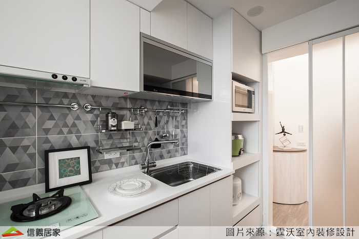 廚房設計 房間設計 超耐磨木地板 老屋翻新