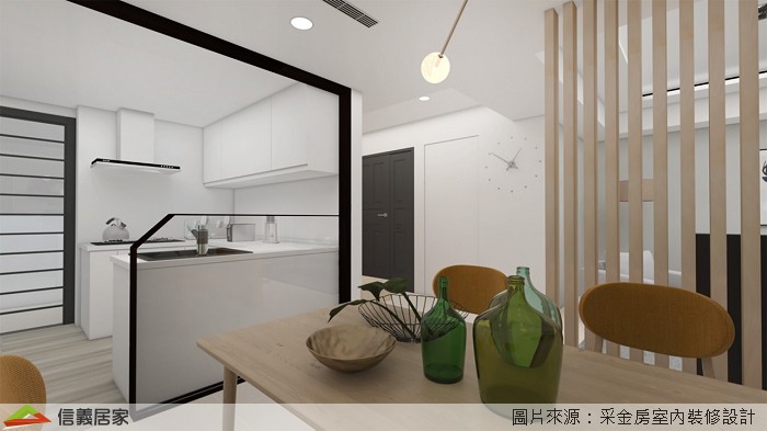 室內設計 廚房設計 木地板 客廳 臥室
